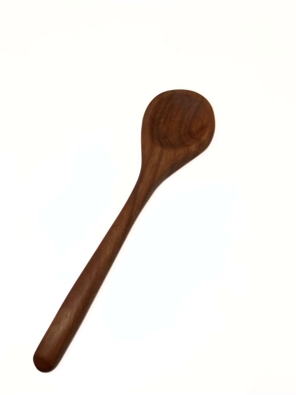 Daisymaeshop Handcarved 8 inch wooden spoon made from cherry wood.